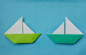 origami barca con vele