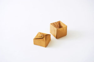 origami in metallo scatola