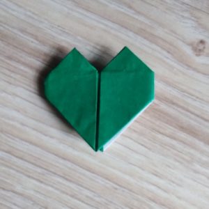 origami cuore pronto