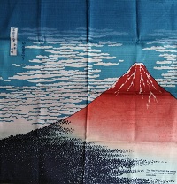 Furoshiki Hokuisai Mt. Fuji Rosso