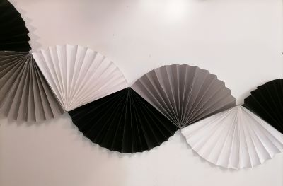 origami ventaglio festone