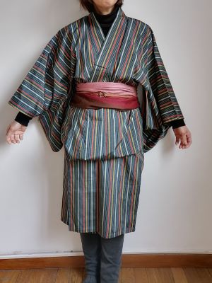 Kimono vestito in modo moderno 1 